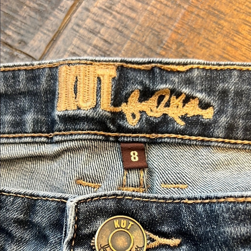 Kut from the Kloth Blue Straight Leg Jeans - Picture 2 of 4